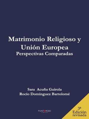 cover image of Matrimonio Religioso y Unión Europea. Perspectivas Comparadas